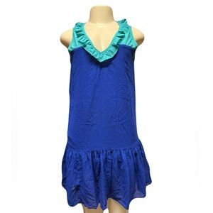 Ultra Pink Blue and Teal Dress